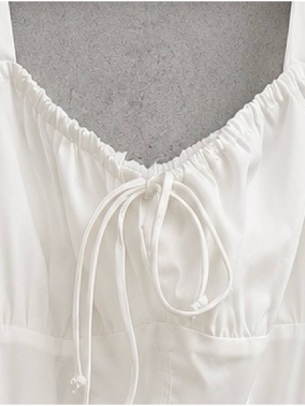 NWT Persaya White Bubble Hem Mini Dress Size L - Picture 3 of 6